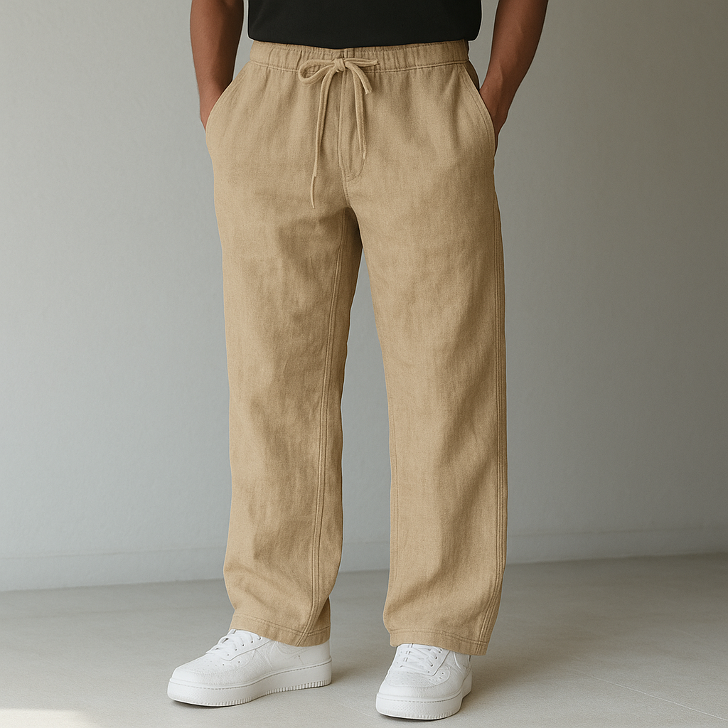 Men's Gossamer Linen Pants | Soft Breathable Summer Essential