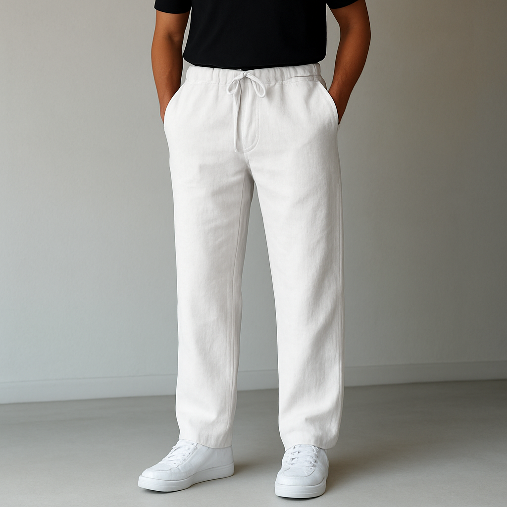 Men's Gossamer Linen Pants | Soft Breathable Summer Essential