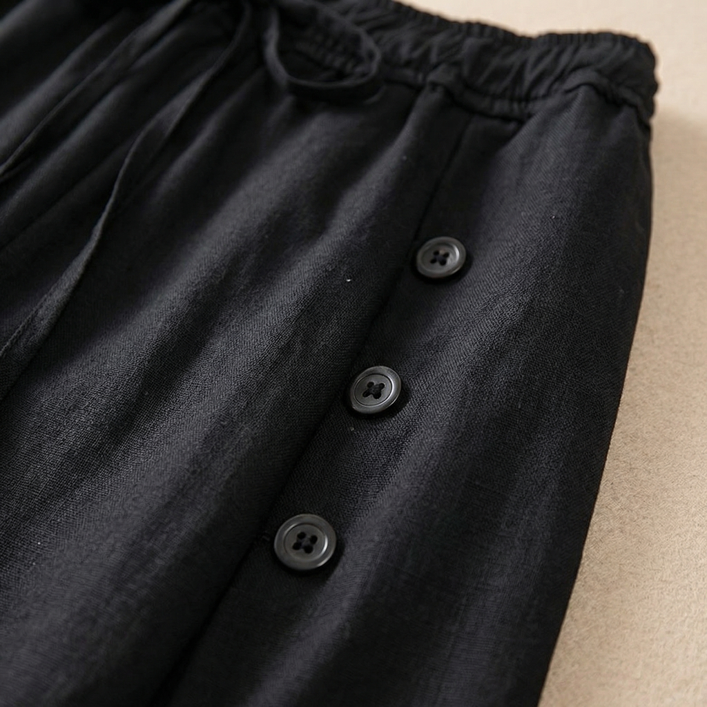 Women's Lightweight Stretch Wide Leg Pants | Relaxed High-Waisted Trousers for Effortless Comfort