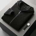 Merino Wool Hooded Cardigan | Soft Structured Everyday Essential