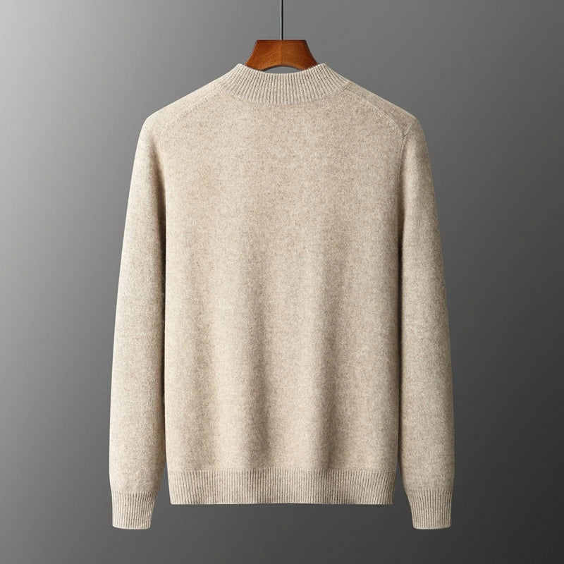 Men's Soft Wool Blend Jacket | Structured Minimalist Elegance