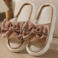Lumiere Bow Slide Slippers