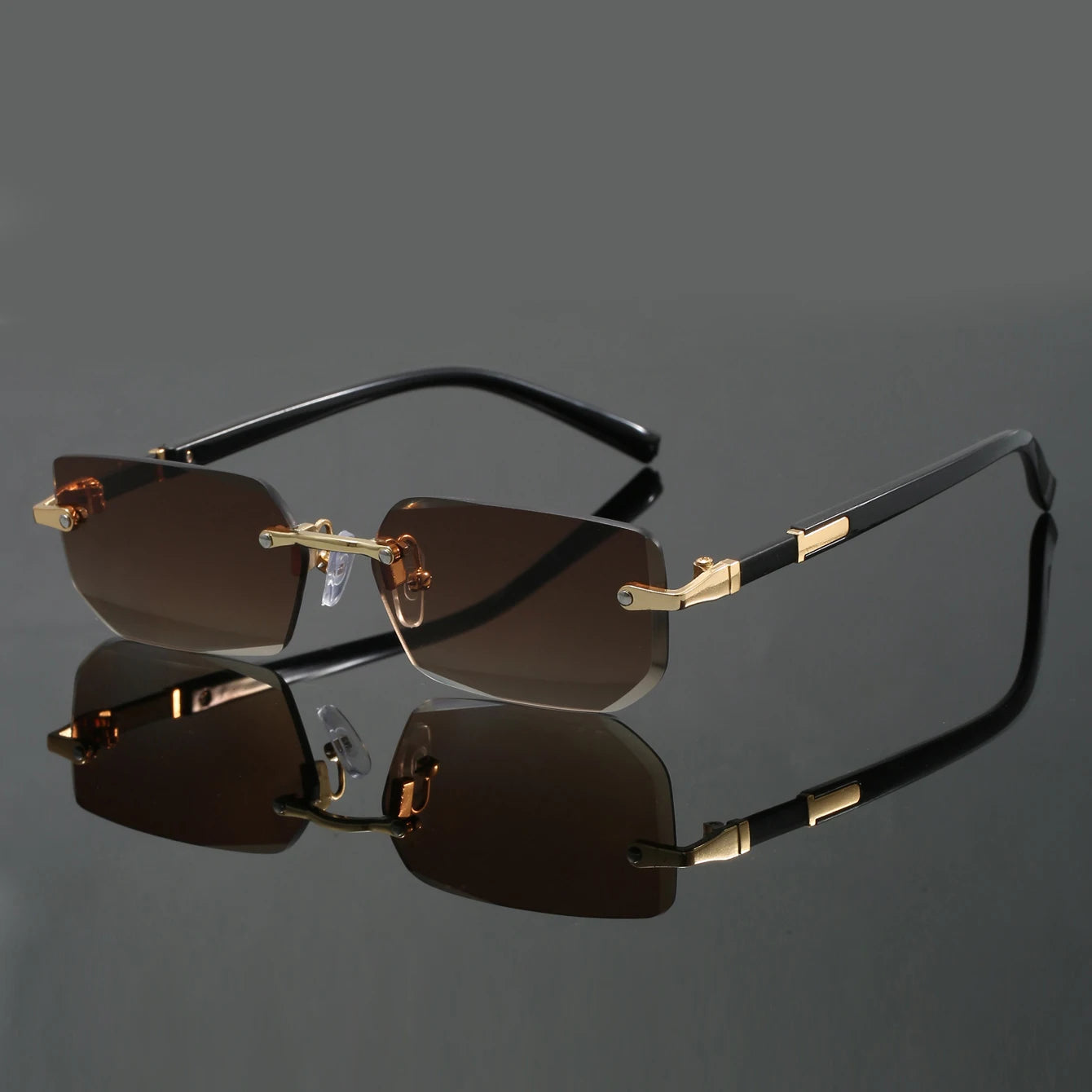 Nexis Cut Edge Rimless Sunglasses