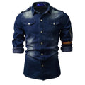 Sleek Slim-Fit Shirt with Zipper Sleeve Detail
