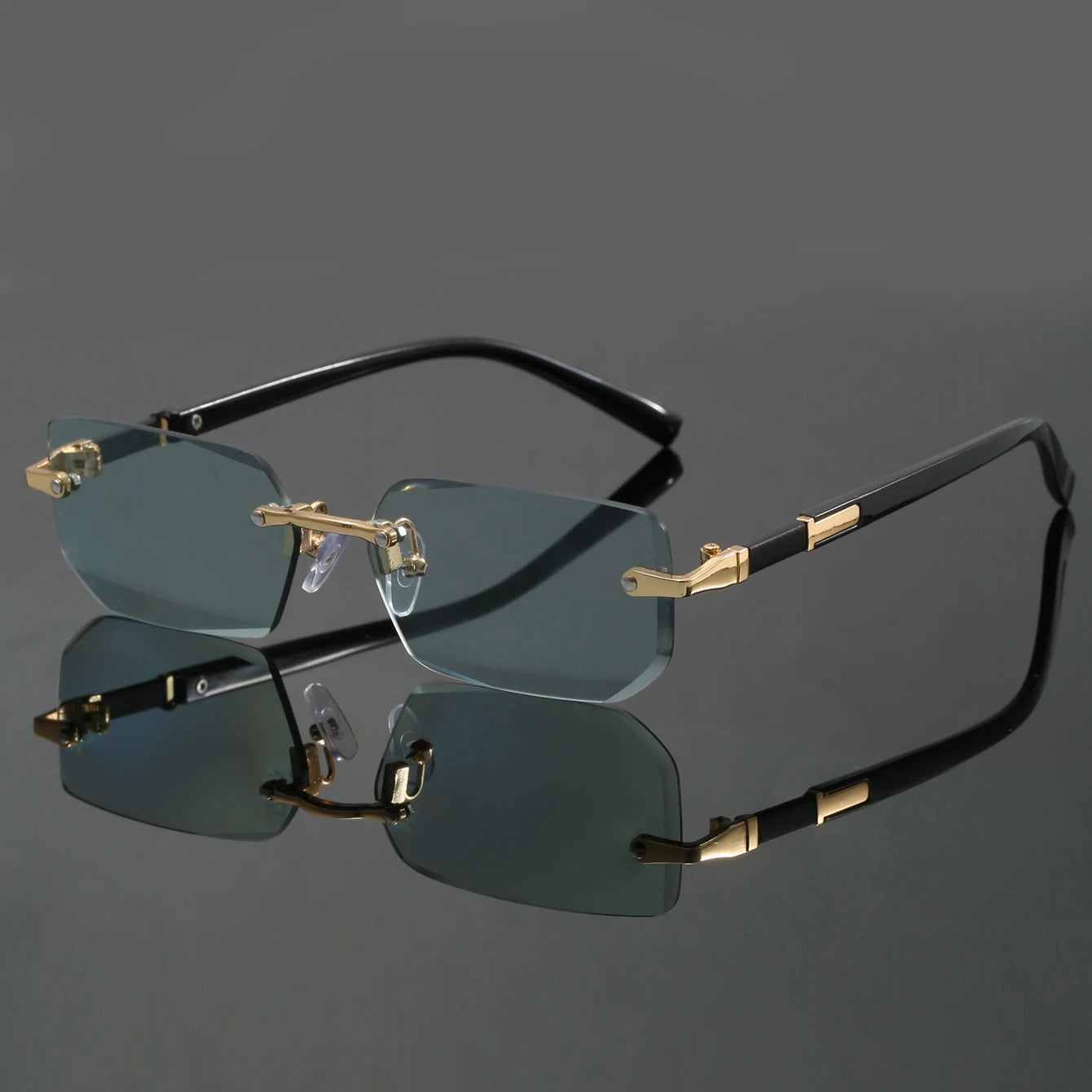Nexis Cut Edge Rimless Sunglasses
