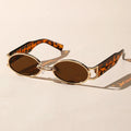 Cortona Gold-Link Oval Shades