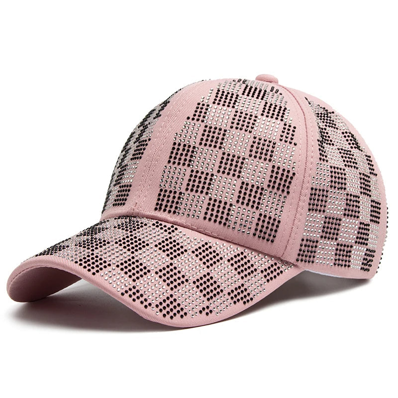 Cortina Crystal Grid Cap