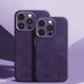 Pinnacle Sentry Suede iPhone Case