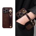 Feminique Leather Pattern Wrist Case
